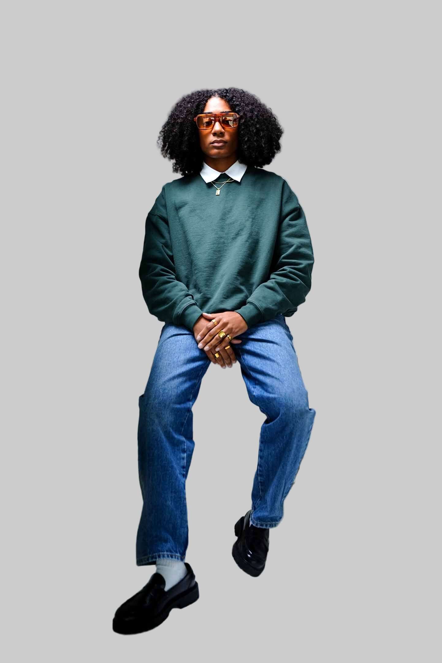 The Signature Green Sweatshirt | NEUTRL SPACE