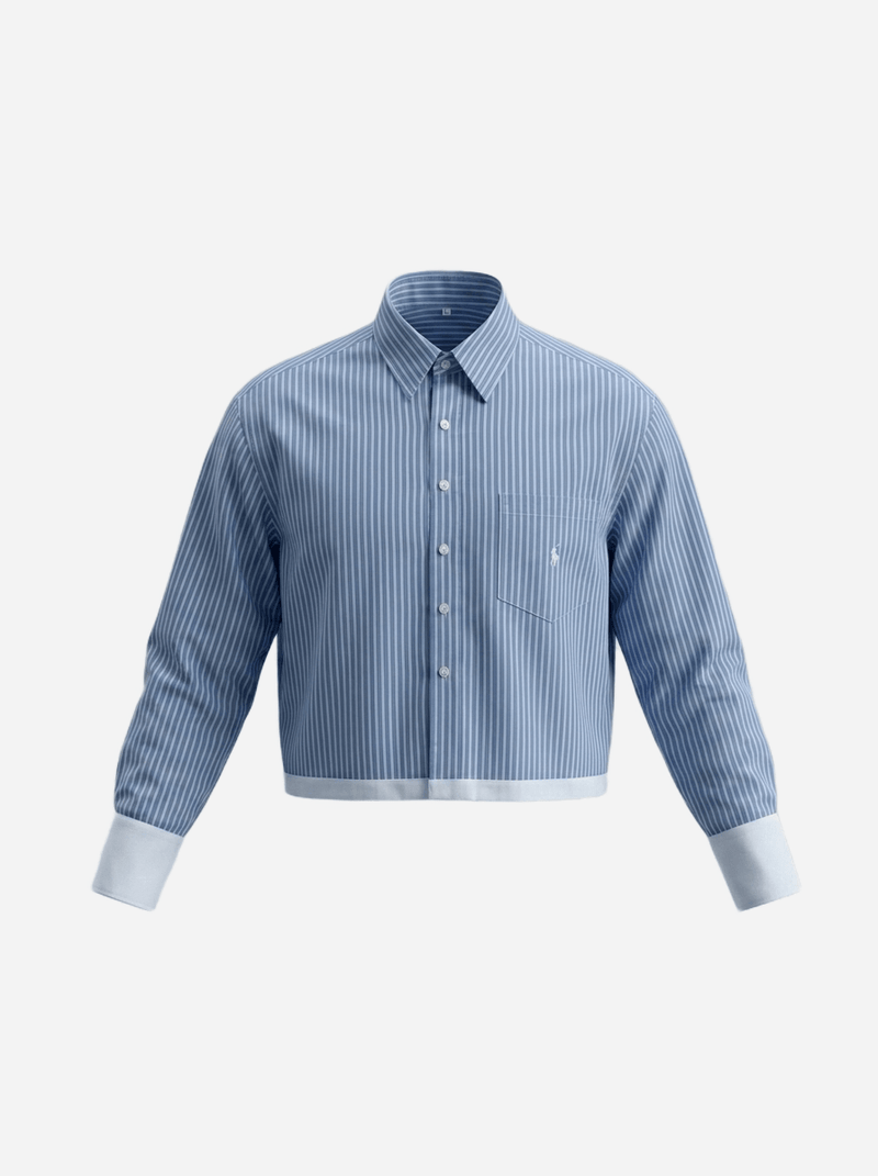 The Stratus Blue Shirt - Product View, NEUTRL SPACE